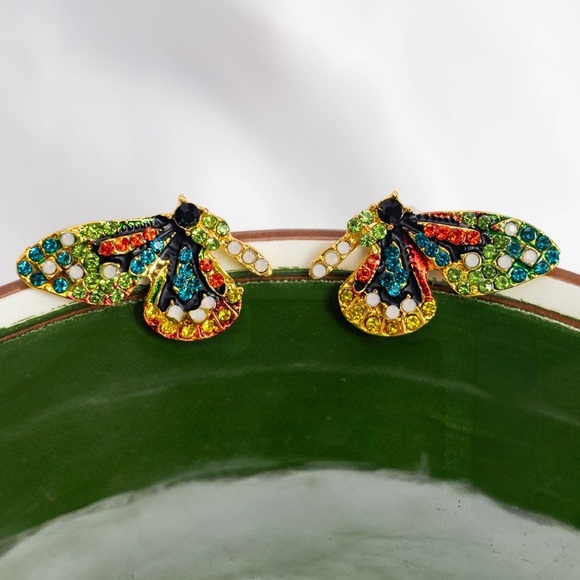✨Betsey Johnson Emmie Butterfly Earrings - Picture 8 of 8